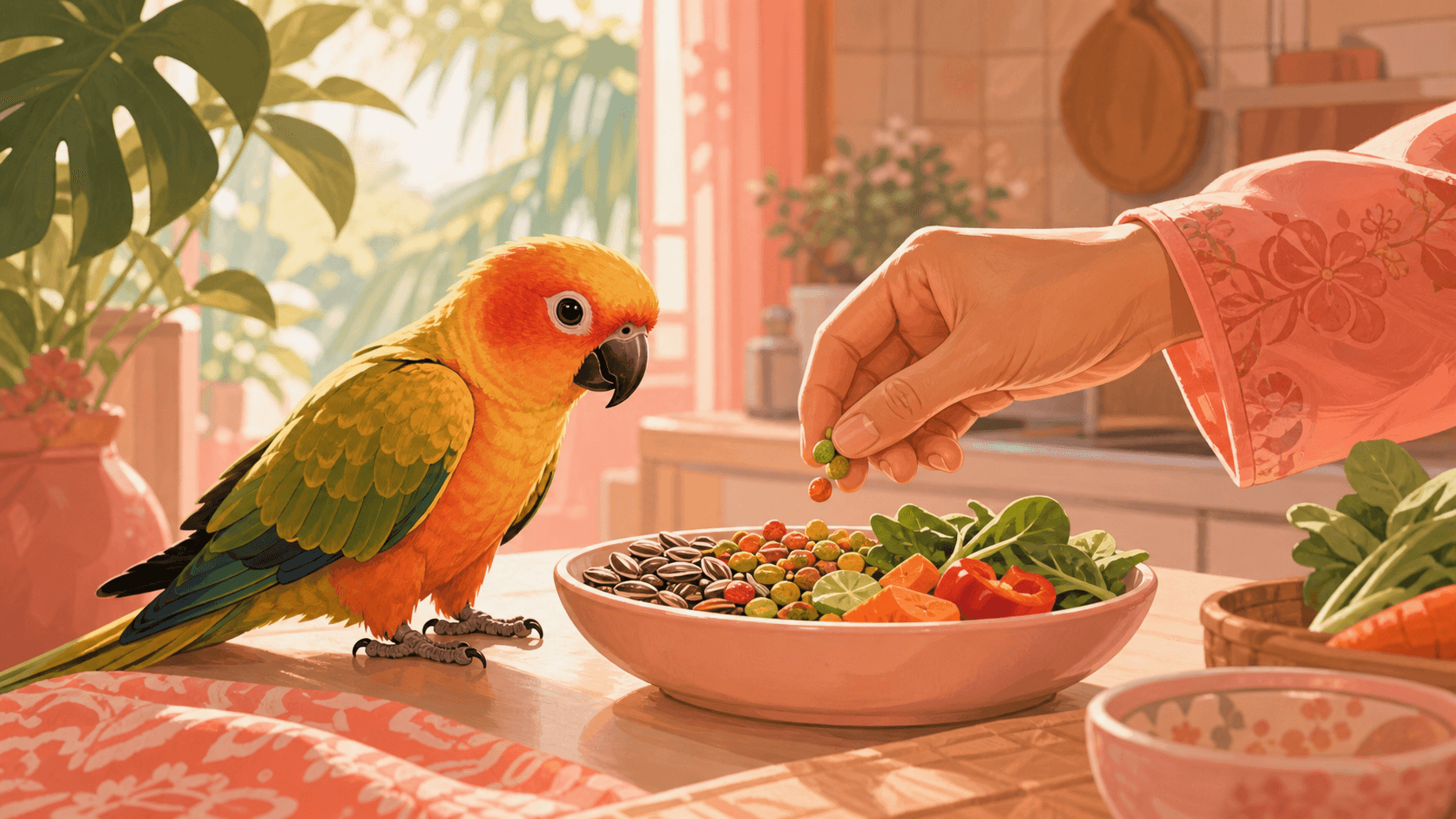 Parrot Seed Diets: Transitioning Without Turning Food Into a Fight