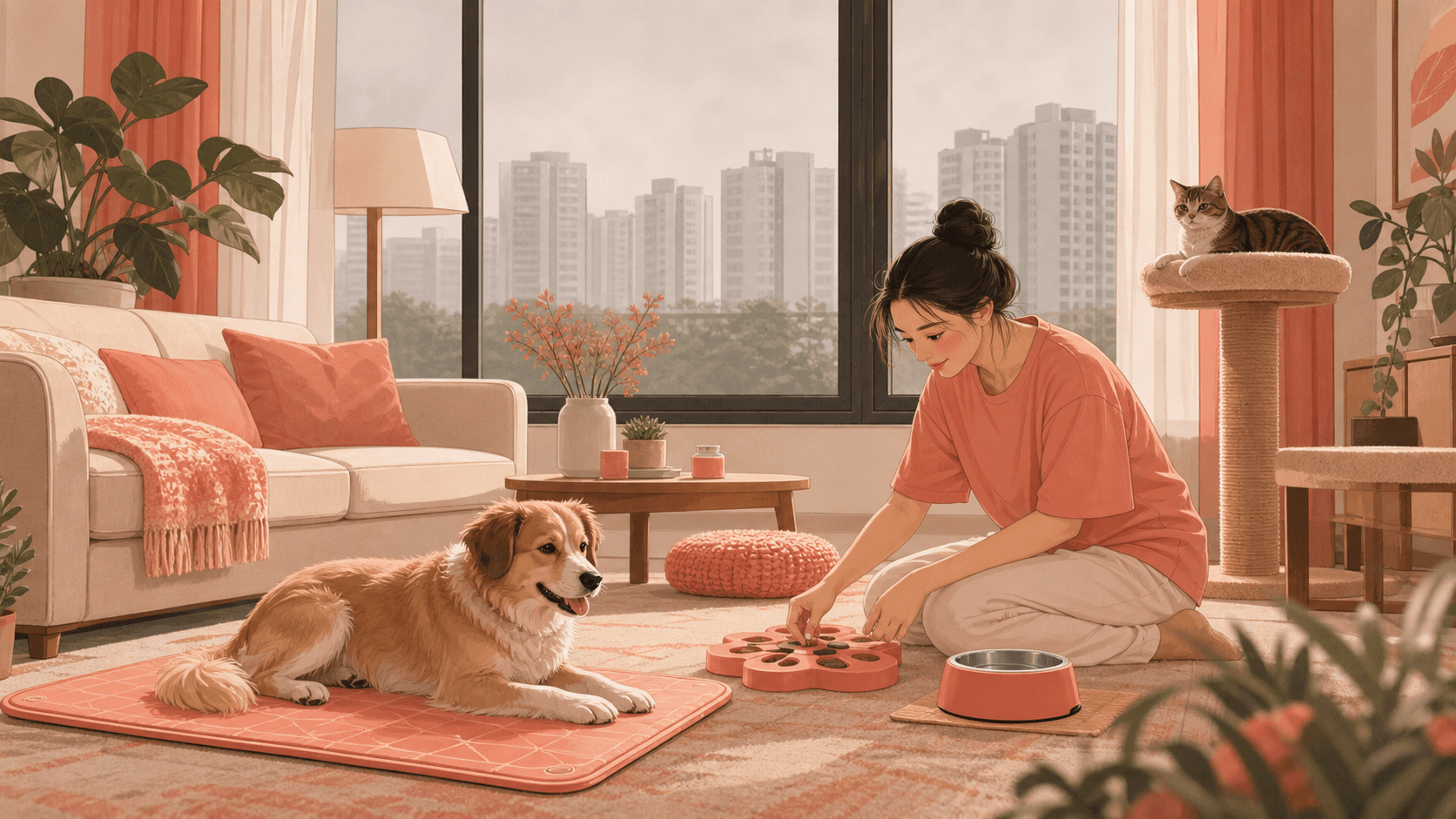 Singapore haze season: how to keep dogs and cats safe indoors