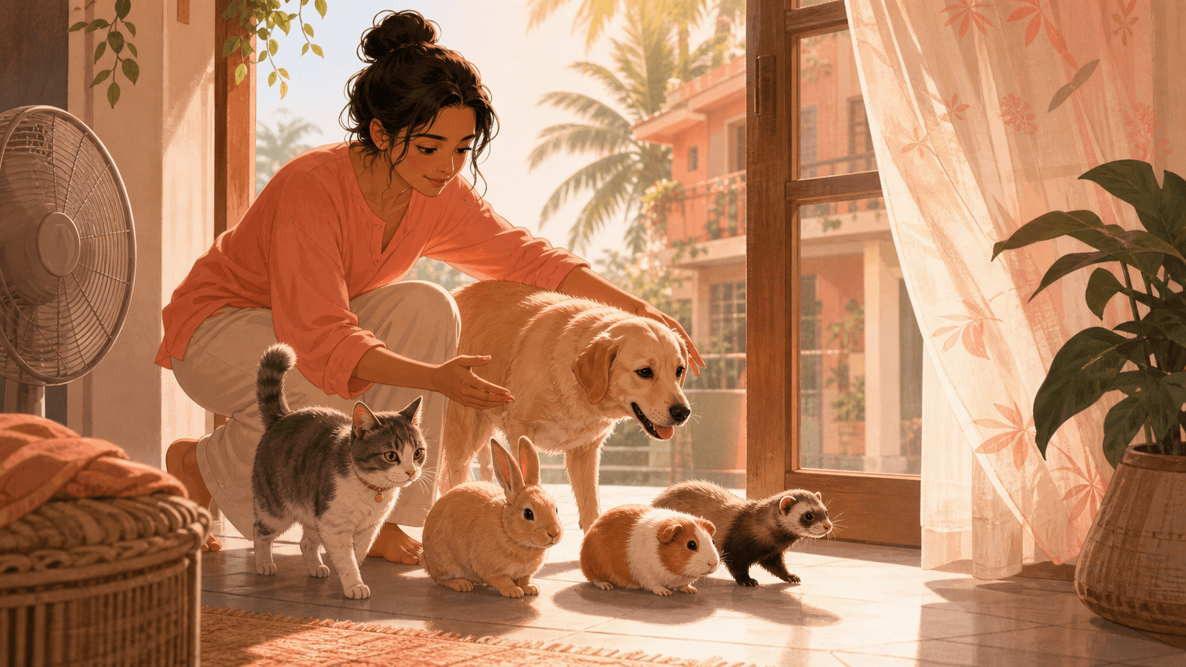 Heatstroke in Dogs, Cats, Rabbits, Guinea Pigs, and Ferrets