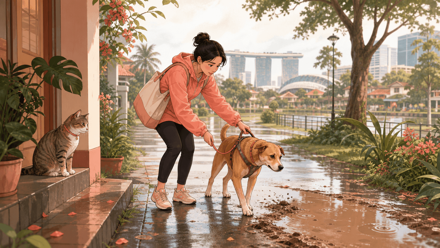 Leptospirosis after heavy rain: warning signs for dogs and cats