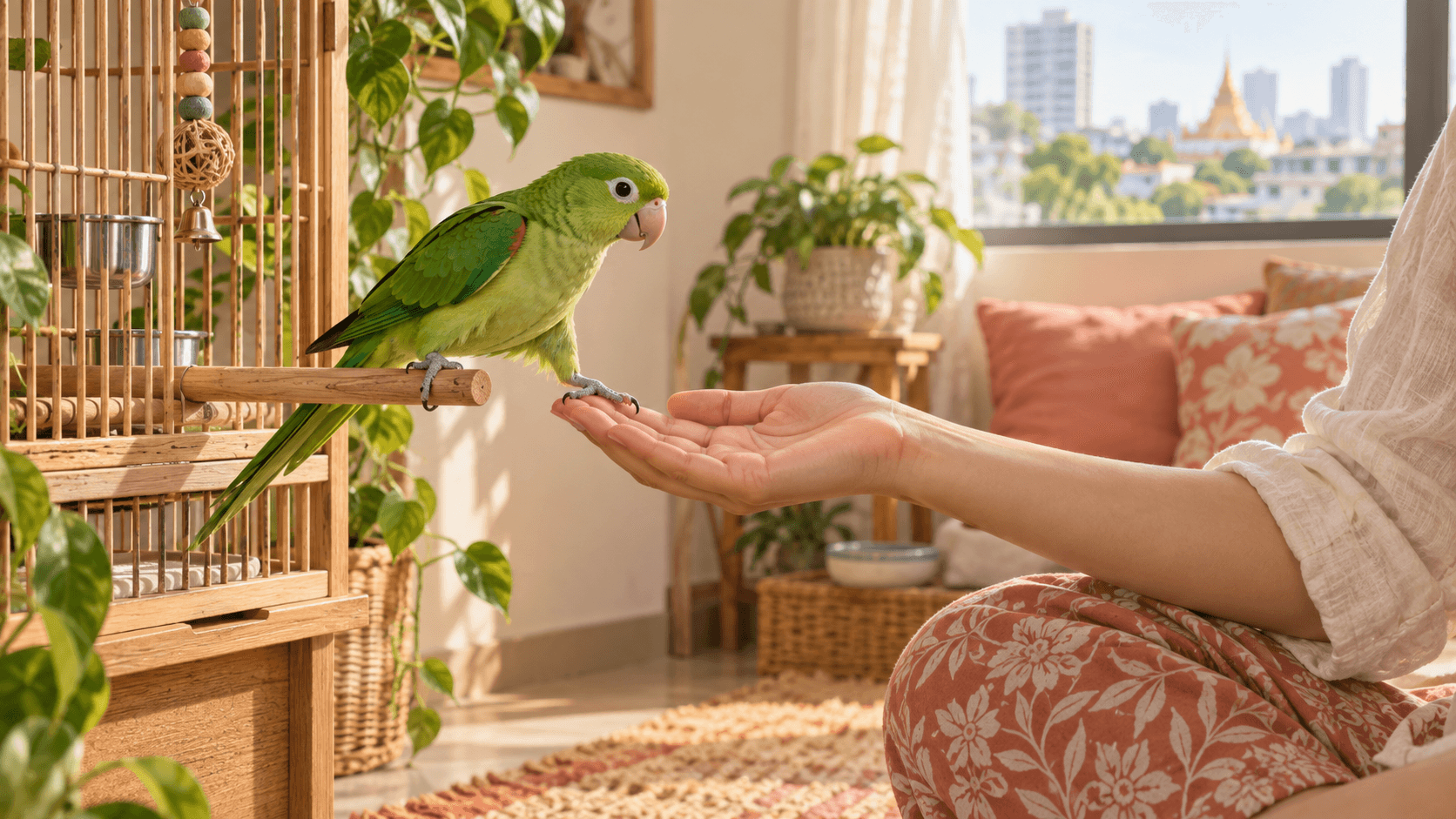 Teaching a Parrot to Step Up Without Grabbing