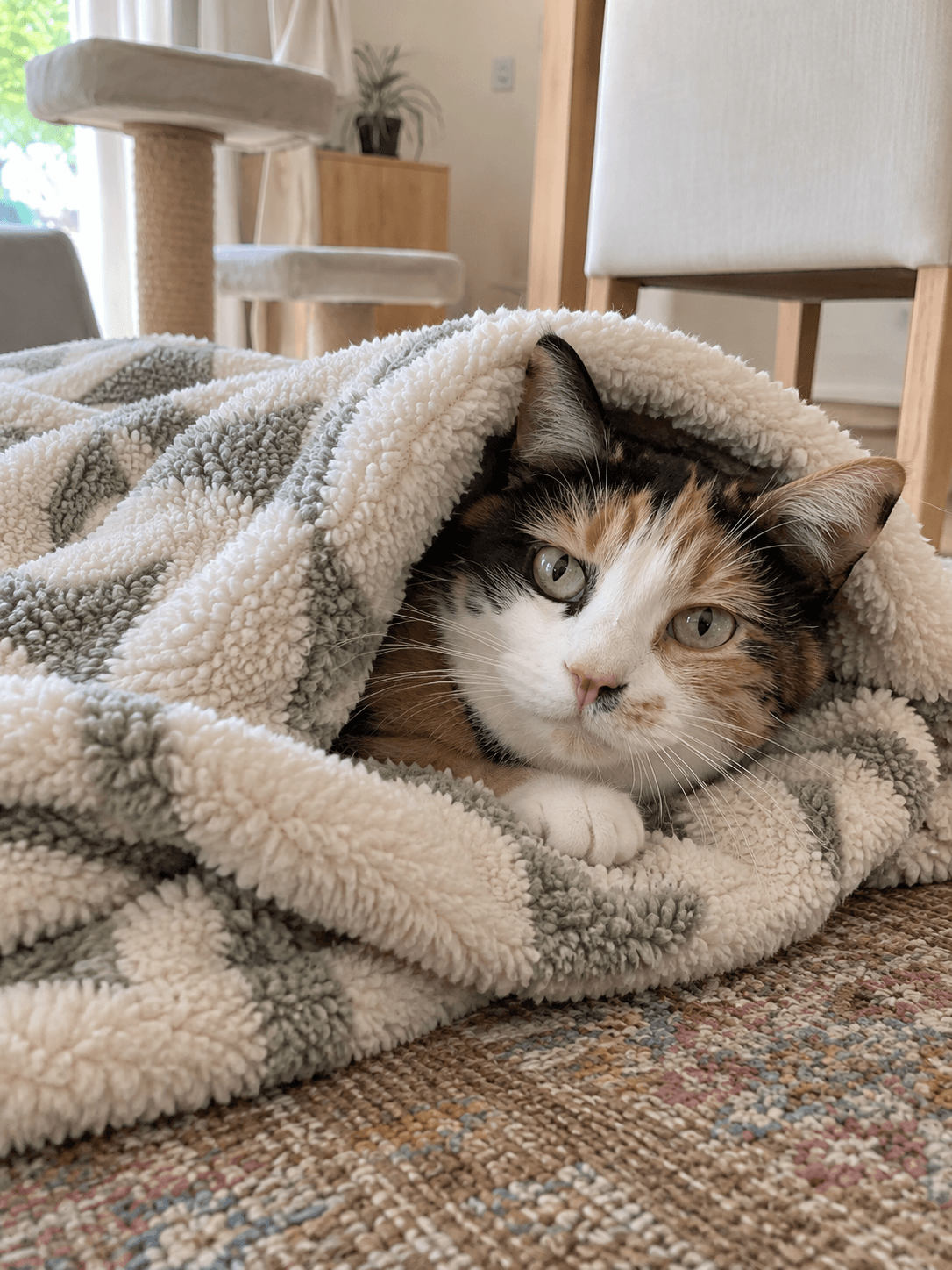 gais seri ni tak boleh blah la, asal ada blankie je terus jadi ketul 🤣 comel be