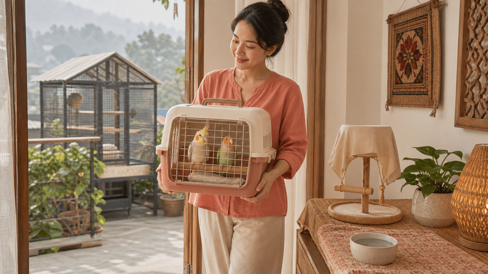 Outdoor Aviary Care in Indonesia During Haze and Bad Air Days